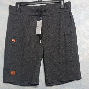 NWT 2UNDR Mens Black/Gray             Leisure Shorts SZ S